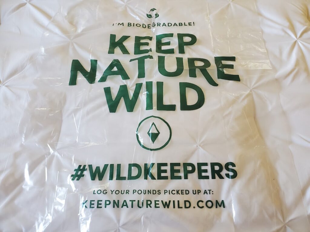 Keep Nature Wild trash bag - biodegradable.