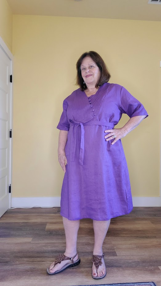 Handmade to fit Linen Dress from Etsy