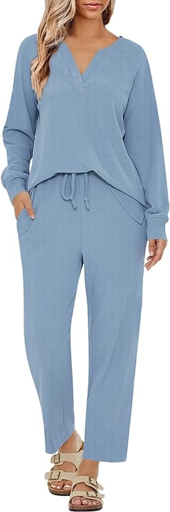 Deep Self Women's waffle knit Pajamas