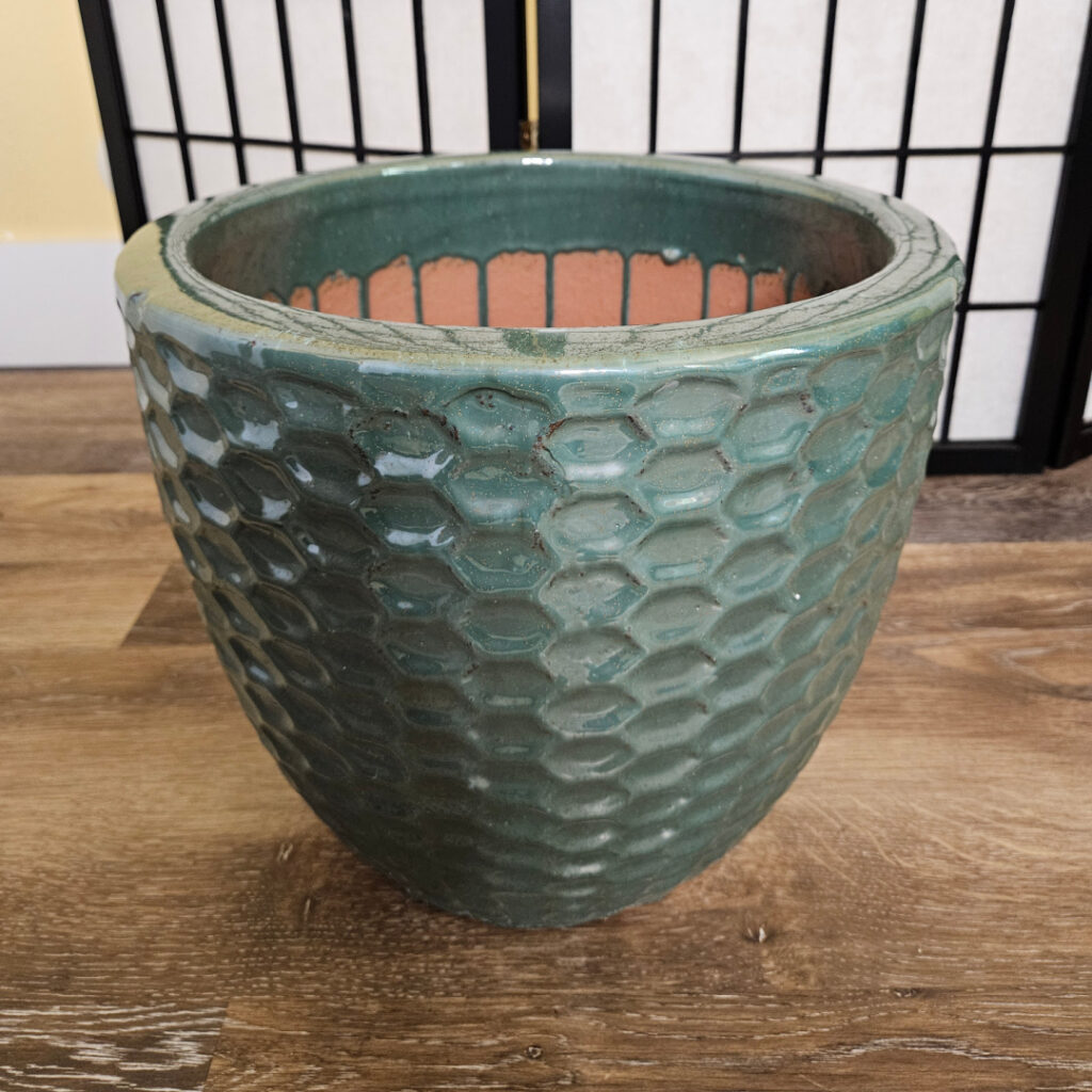 Sunnydaze Glazed Ceramic Plant Pot