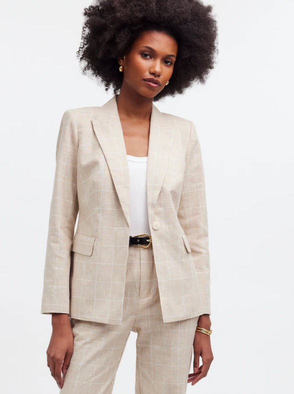 Madewell slim blazer