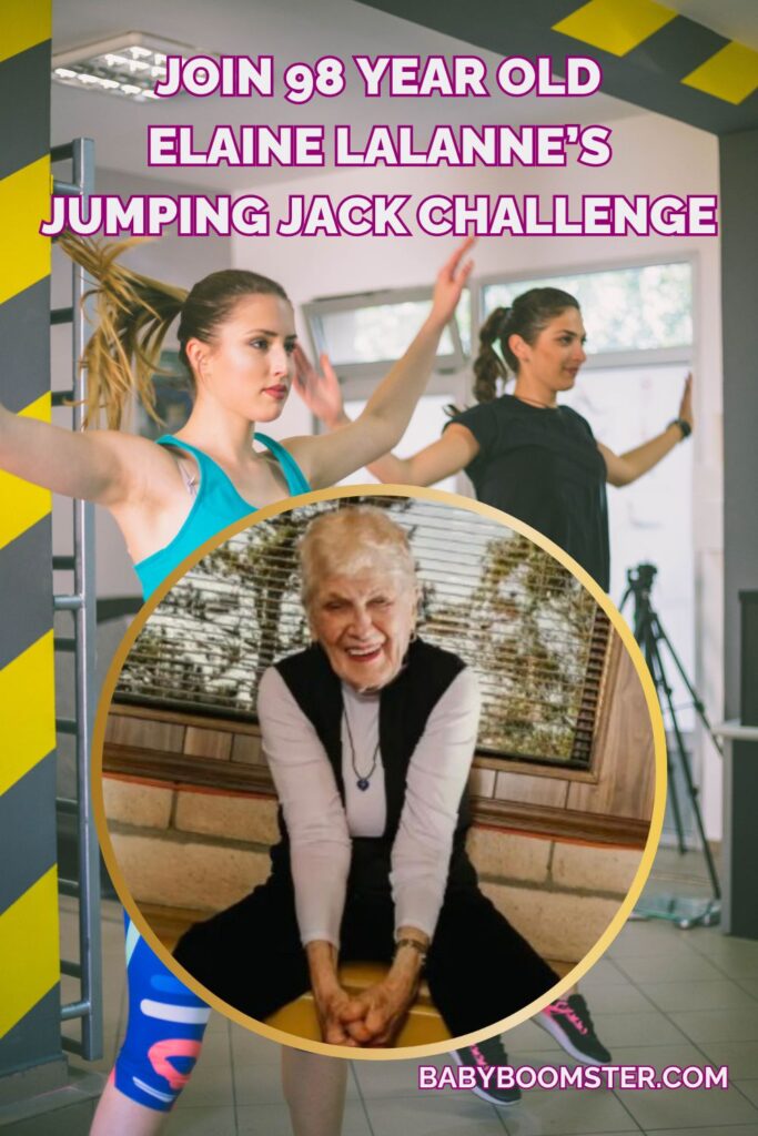 Join the Jumping Jack Challenge with 98-Year-Old Elaine LaLanne