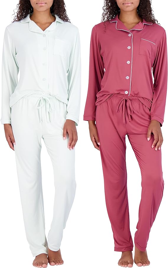 Real Essentials 4 piece pajamas on Amazon