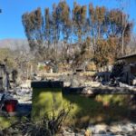 Displaced by catastrophe houses damaged by fire in Altadena