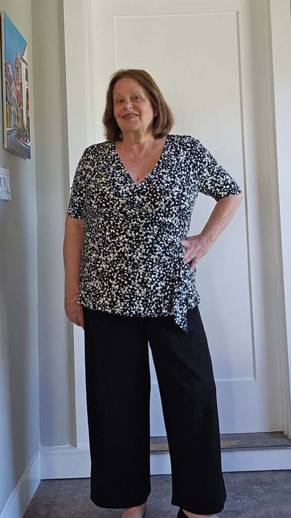 Lands' End Wrap Blouse