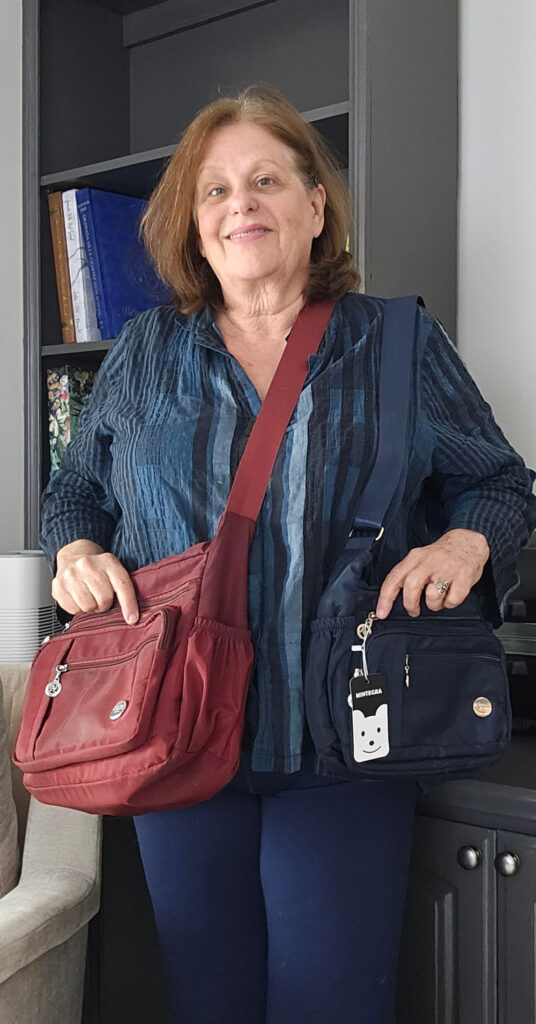 Mintegra handbags in two sizes