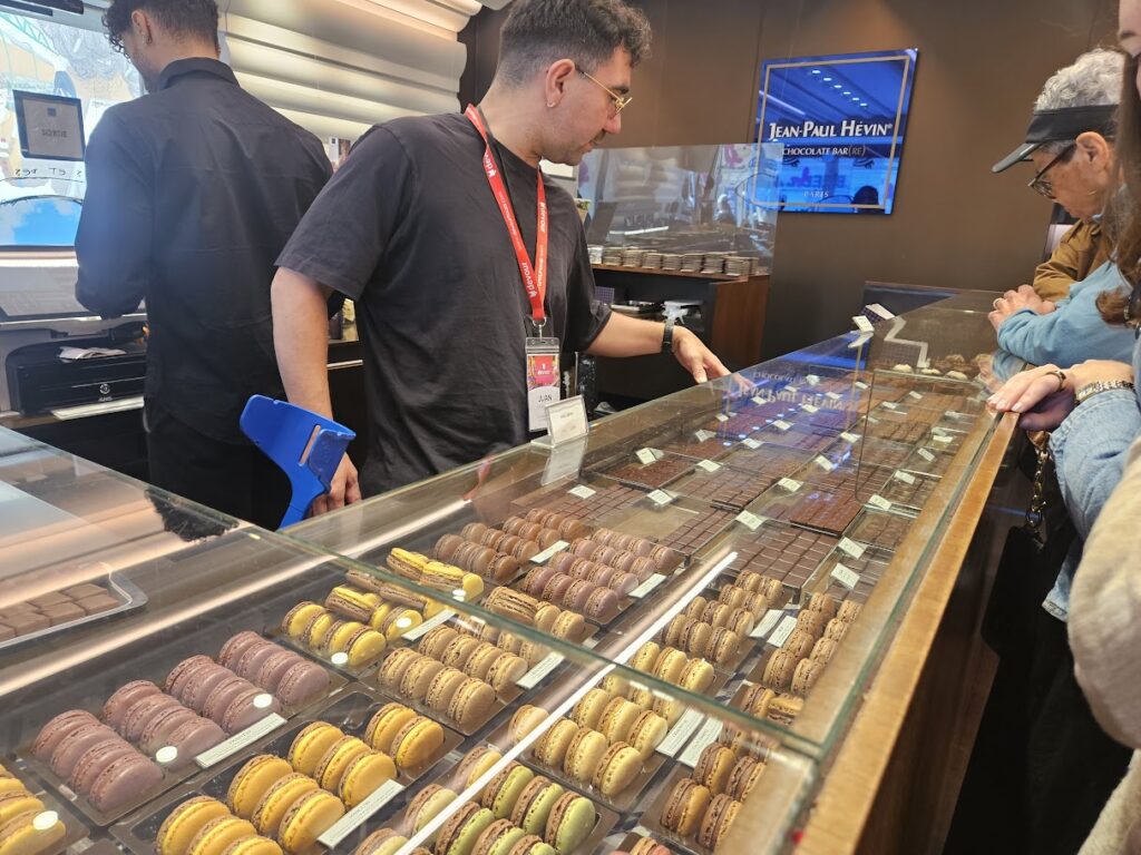 Jean Paul Hevin chocolatier in Marais, Paris, France