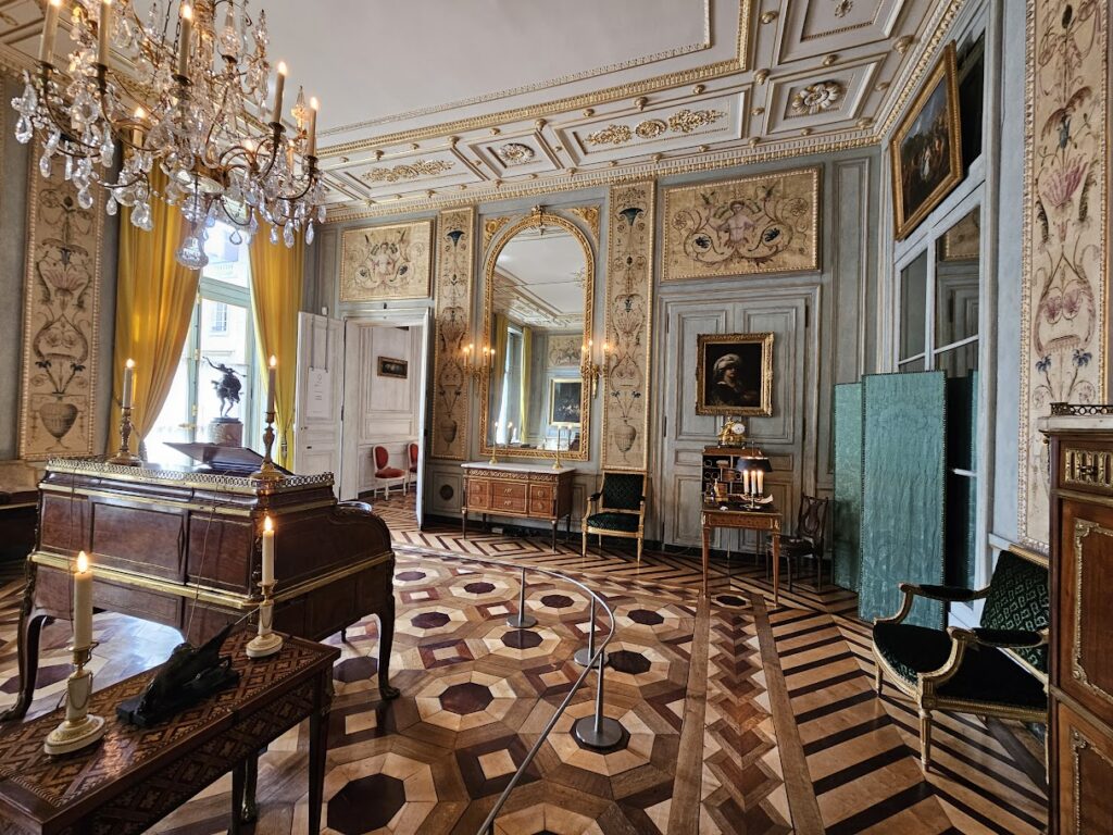 Opulant room in Hotel de la Marine in Paris, France