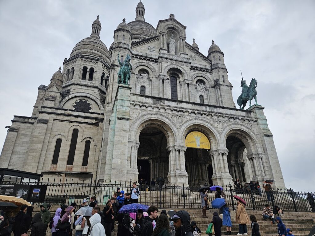 Sacre Coeur Cathedral in Montmartre, Paris, France