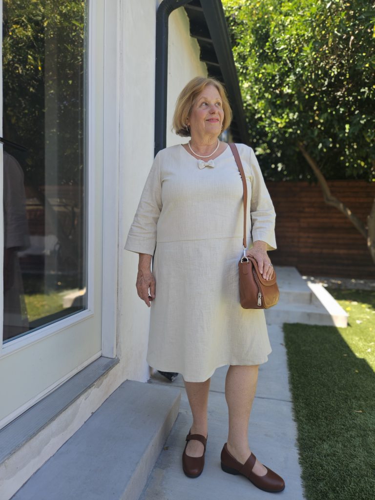 LeMuse SUN Linen Dress in Beige